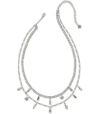 Kendra Scott Alexa Shell Chain Short Multi Strand Necklace