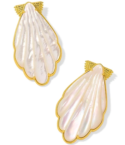 Kendra Scott Alexa Shell Statement Drop Earrings