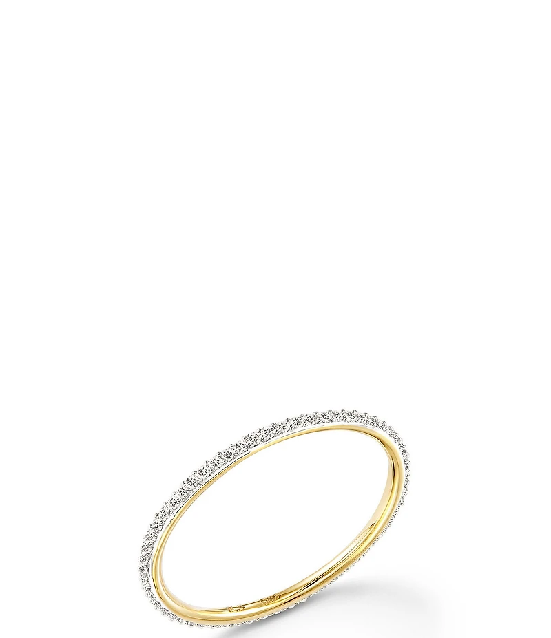 Kendra Scott Angelina 14k Yellow Gold Crystal Band Ring