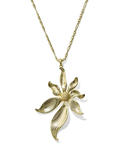 Kendra Scott Anya Flower Long Pendant Necklace