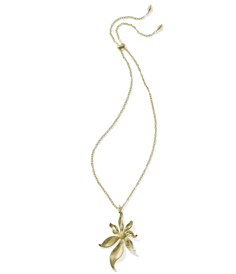 Kendra Scott Anya Flower Long Pendant Necklace