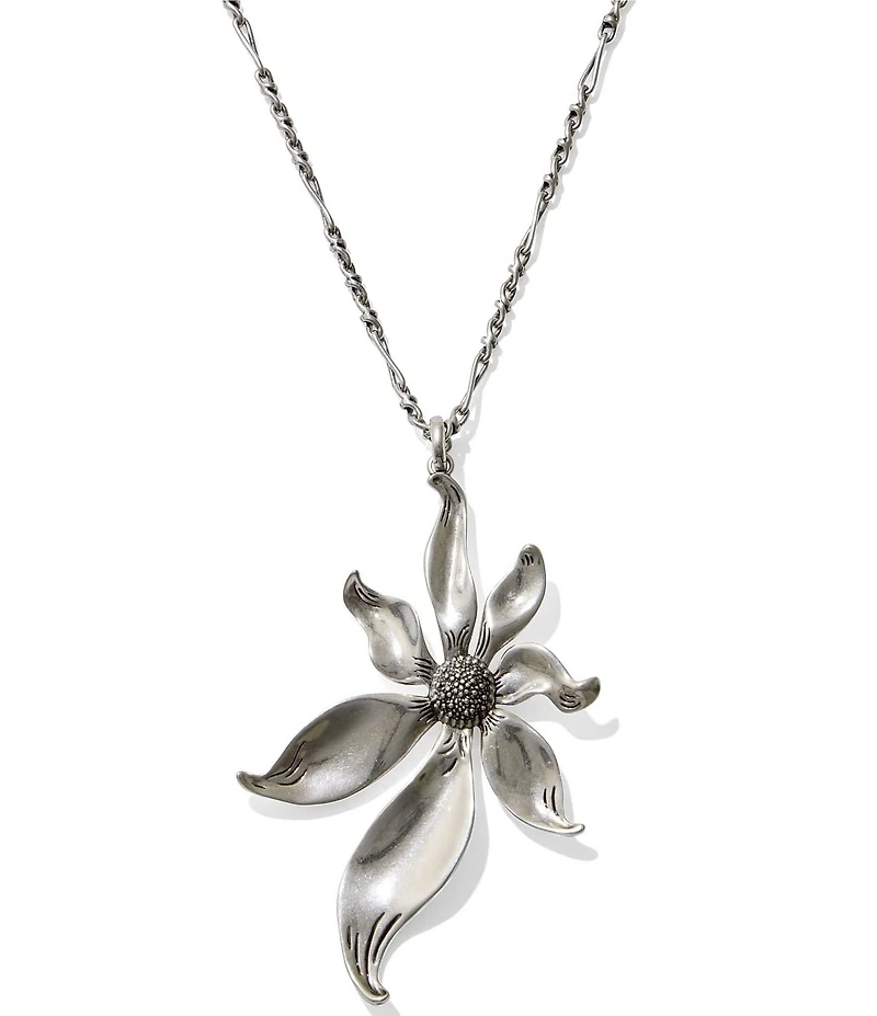 Kendra Scott Anya Flower Long Pendant Necklace