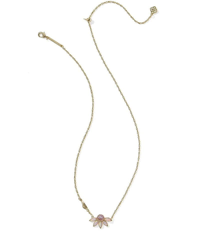 Kendra Scott Anya Flower Short Pendant Necklace