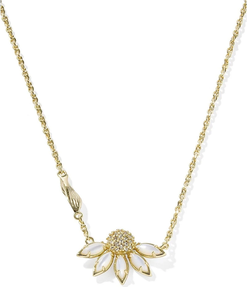 Kendra Scott Anya Flower Short Pendant Necklace