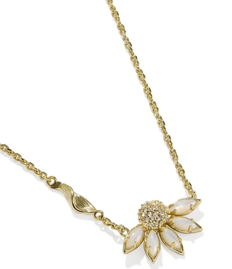 Kendra Scott Anya Flower Short Pendant Necklace