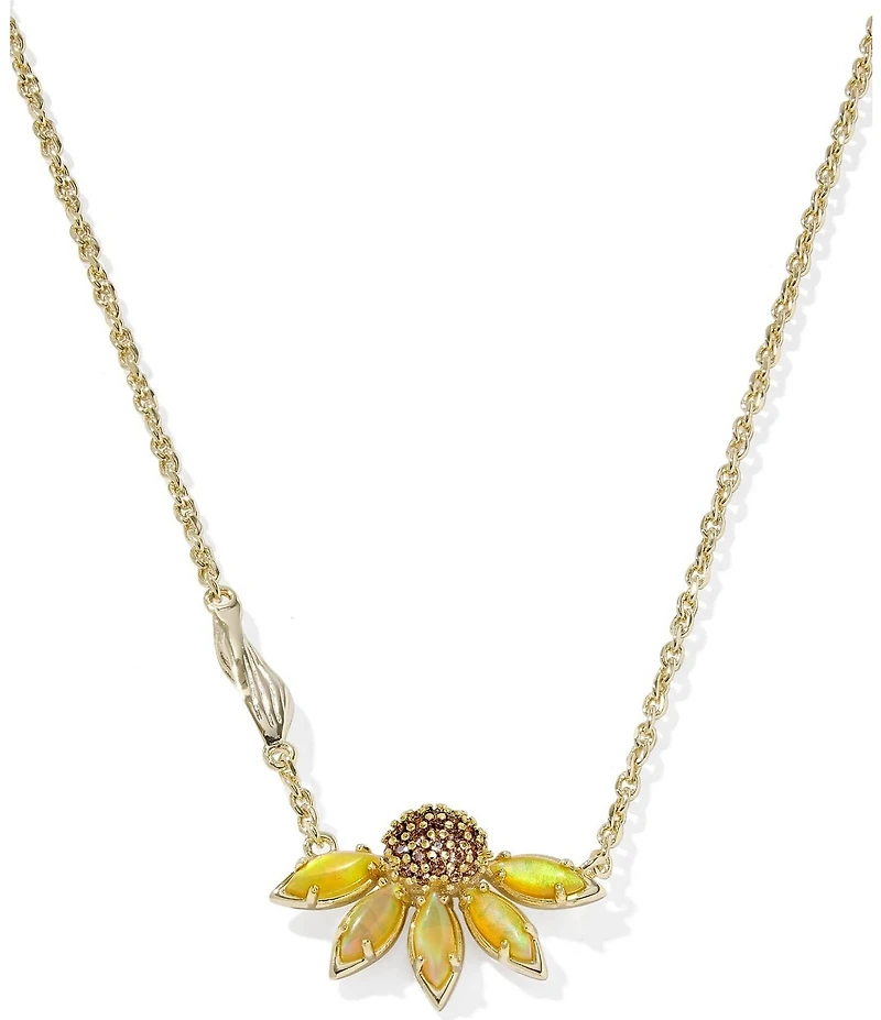 Kendra Scott Anya Flower Short Pendant Necklace