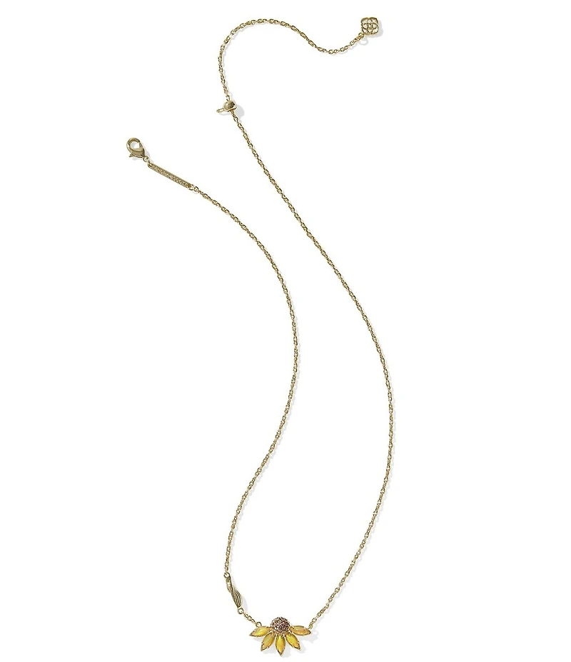 Kendra Scott Anya Flower Short Pendant Necklace