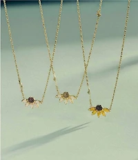 Kendra Scott Anya Flower Short Pendant Necklace