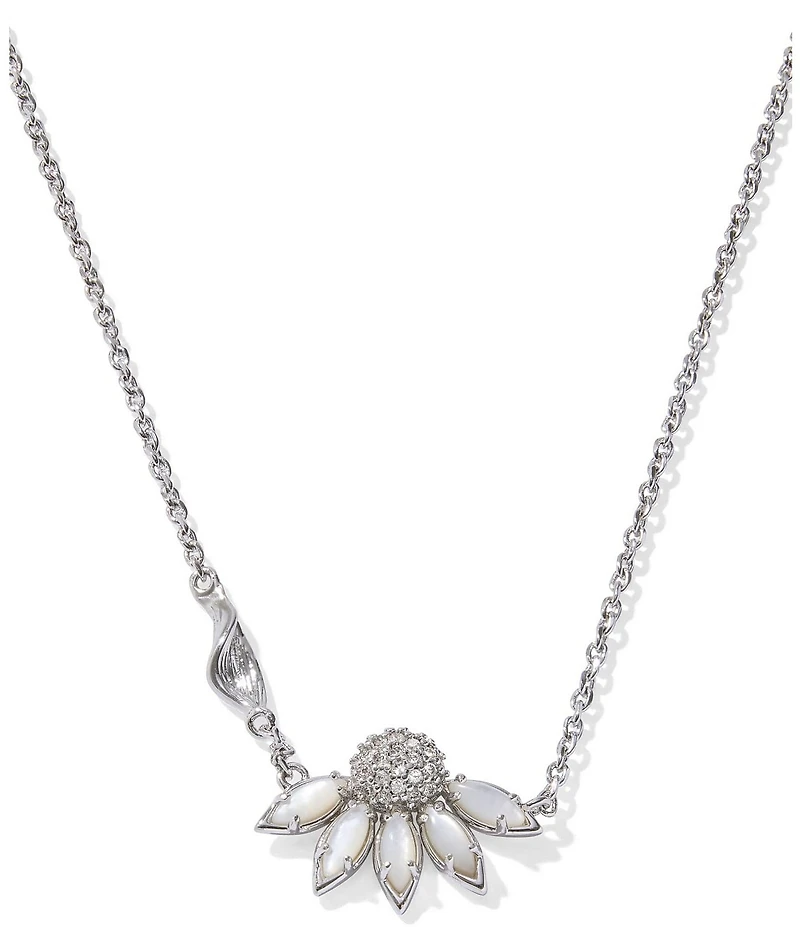 Kendra Scott Anya Flower Short Pendant Necklace