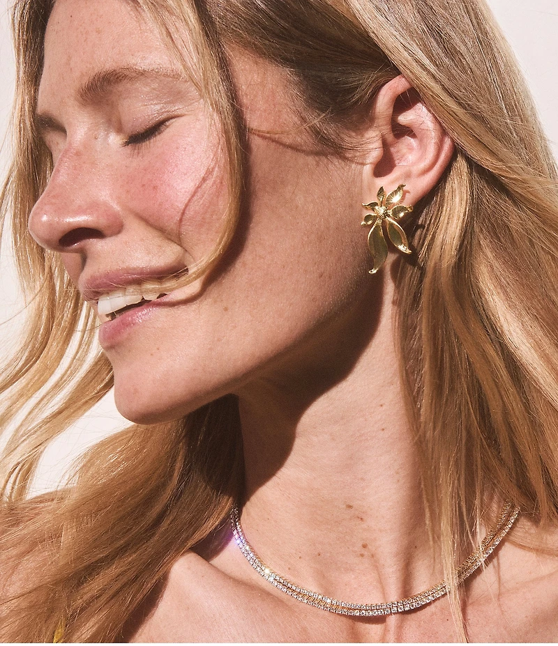 Kendra Scott Anya Flower Stud Earrings