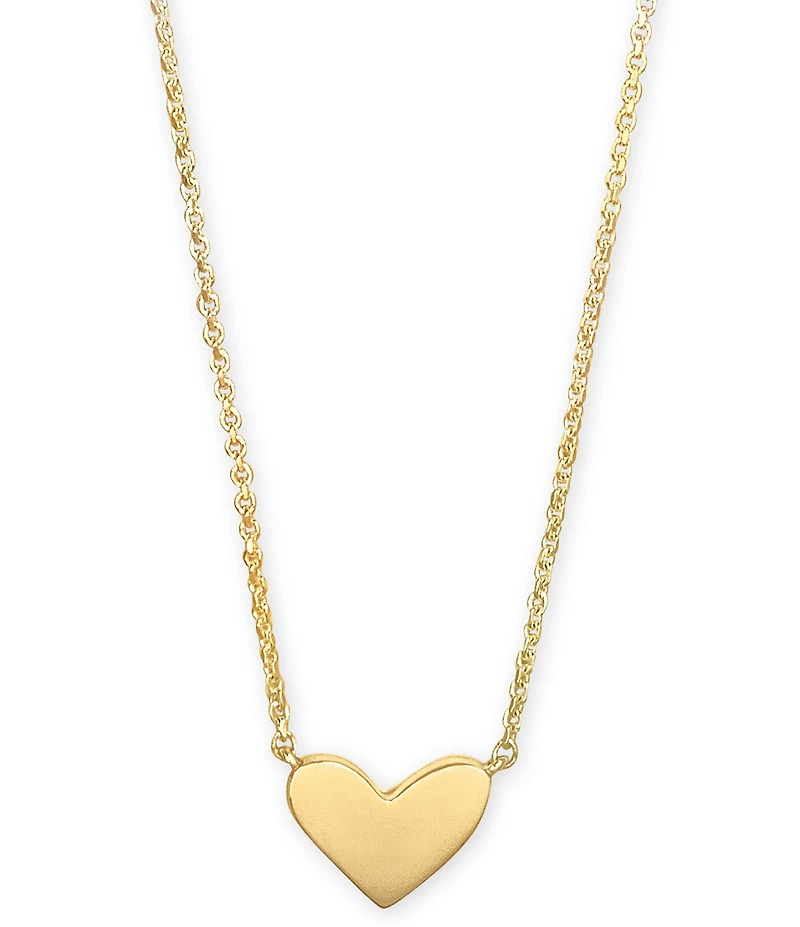 Kendra Scott Ari Heart 18k Gold Vermeil Pendant Necklace