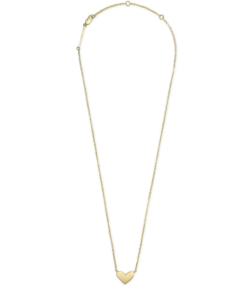 Kendra Scott Ari Heart 18k Gold Vermeil Pendant Necklace