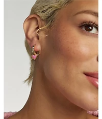 Kendra Scott Ari Heart Arrow Huggie Hoop Drop Earrings