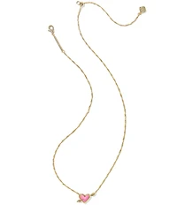 Kendra Scott Ari Heart Arrow Short Pendant Necklace