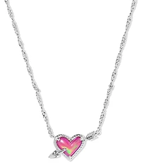 Kendra Scott Ari Heart Arrow Short Pendant Necklace