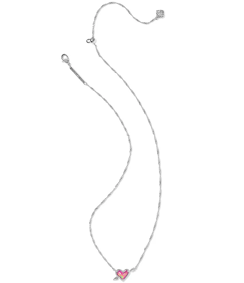 Kendra Scott Ari Heart Arrow Short Pendant Necklace