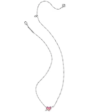 Kendra Scott Ari Heart Arrow Short Pendant Necklace