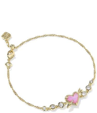 Kendra Scott Ari Heart Arrow Tennis Line Bracelet