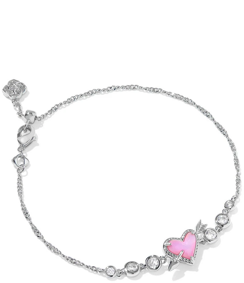 Kendra Scott Ari Heart Arrow Tennis Line Bracelet