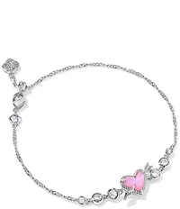 Kendra Scott Ari Heart Arrow Tennis Line Bracelet