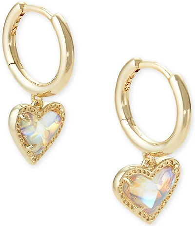 Kendra Scott Ari Heart Huggie Earrings