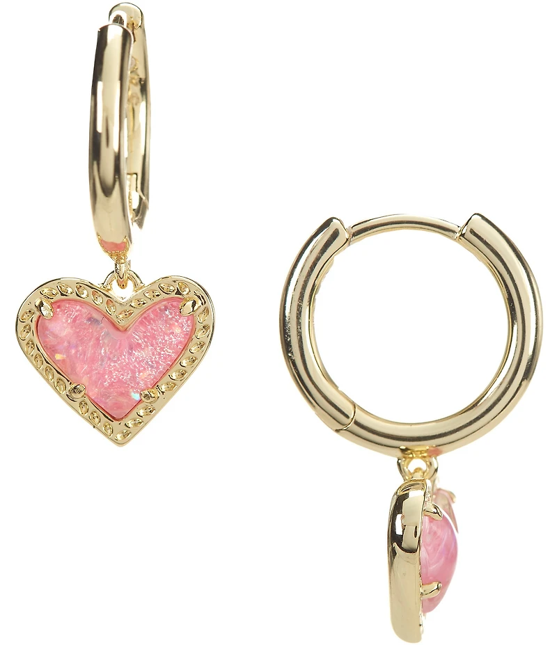 Kendra Scott Ari Heart Huggie Hoop Earrings