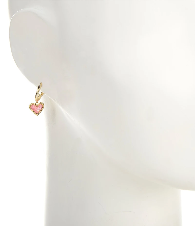 Kendra Scott Ari Heart Huggie Hoop Earrings