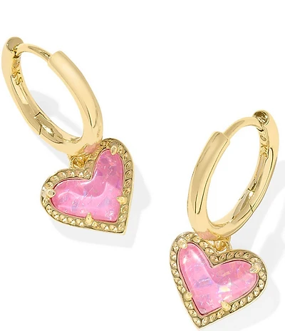 Kendra Scott Ari Heart Huggie Hoop Earrings