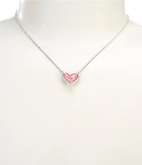 Kendra Scott Ari Heart Silver Short Pendant Necklace