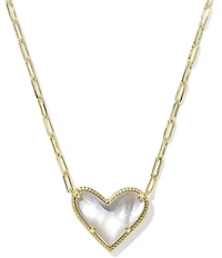 Kendra Scott Ari Heart Statement Short Pendant Necklace