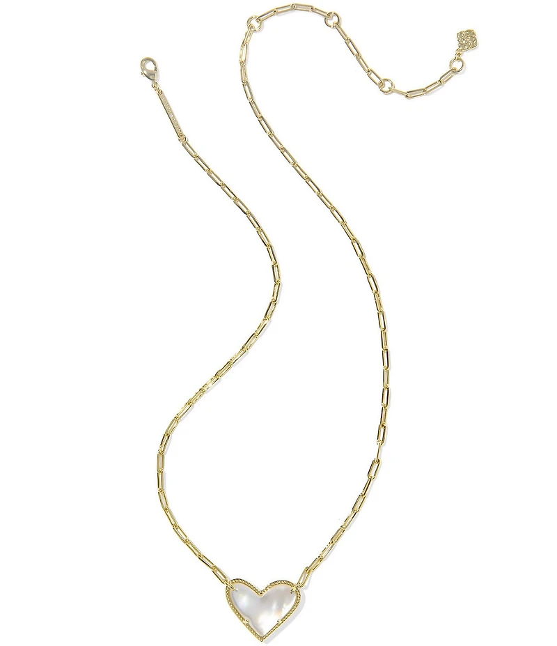 Kendra Scott Ari Heart Statement Short Pendant Necklace