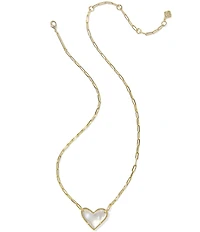 Kendra Scott Ari Heart Statement Short Pendant Necklace