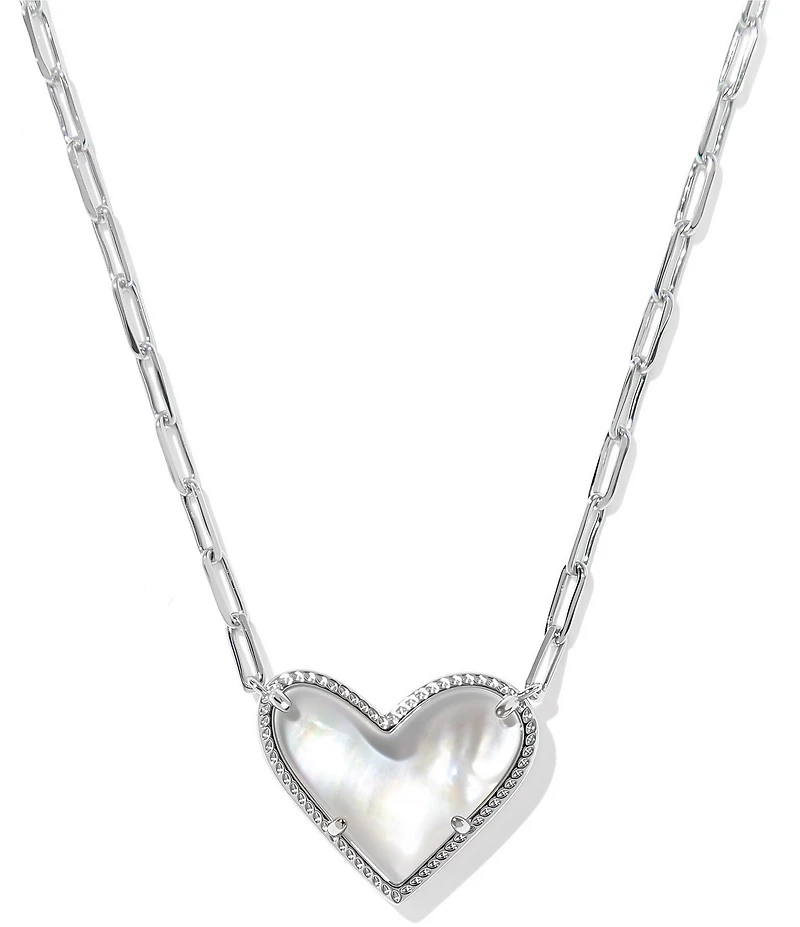 Kendra Scott Ari Heart Statement Short Pendant Necklace