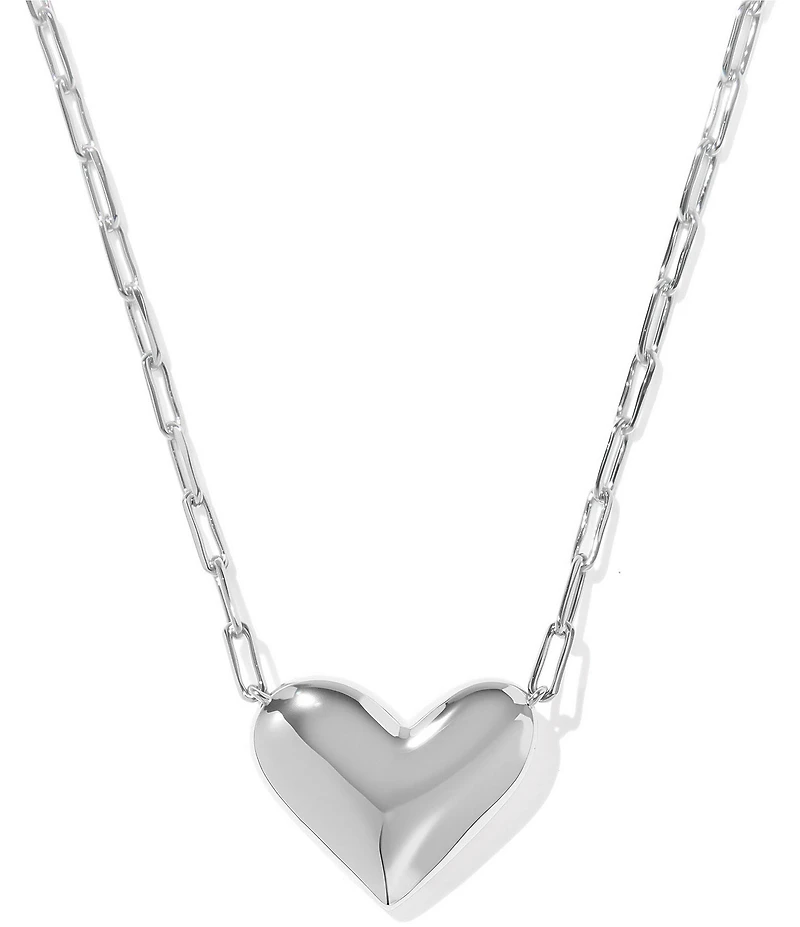 Kendra Scott Ari Heart Statement Short Pendant Necklace