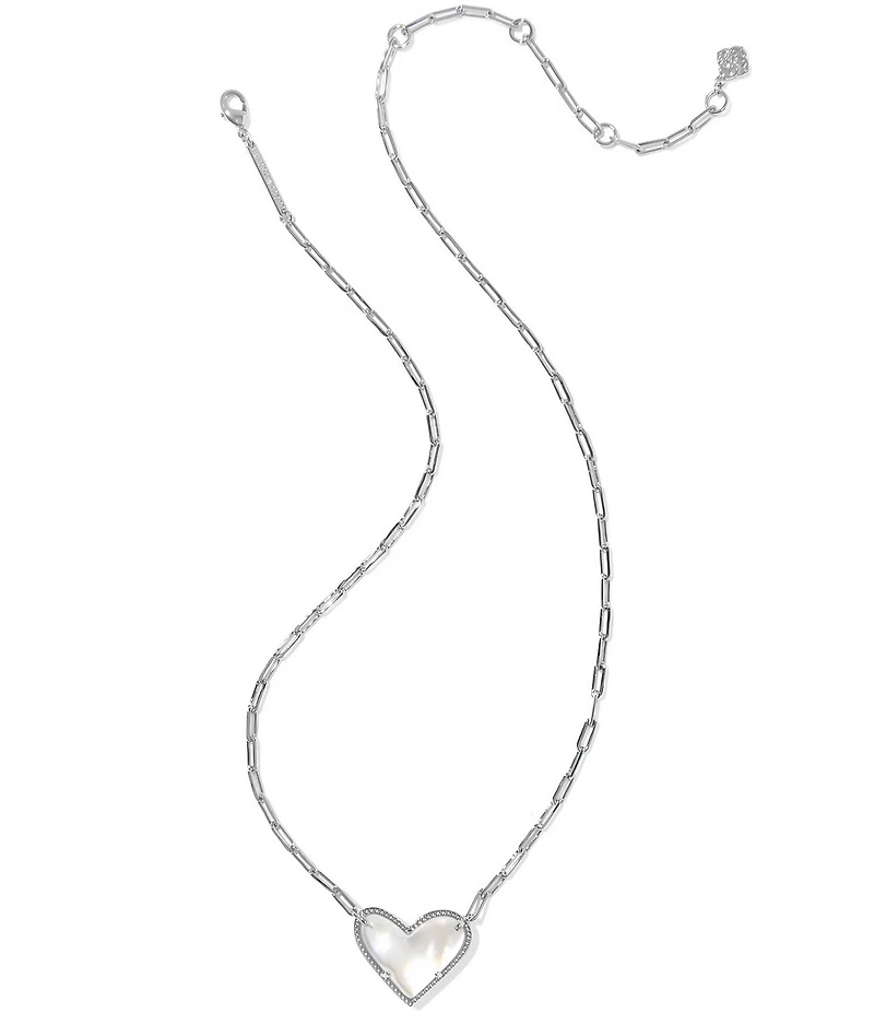 Kendra Scott Ari Heart Statement Short Pendant Necklace