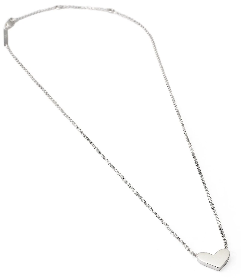 Kendra Scott Ari Heart Sterling Silver Pendant Necklace