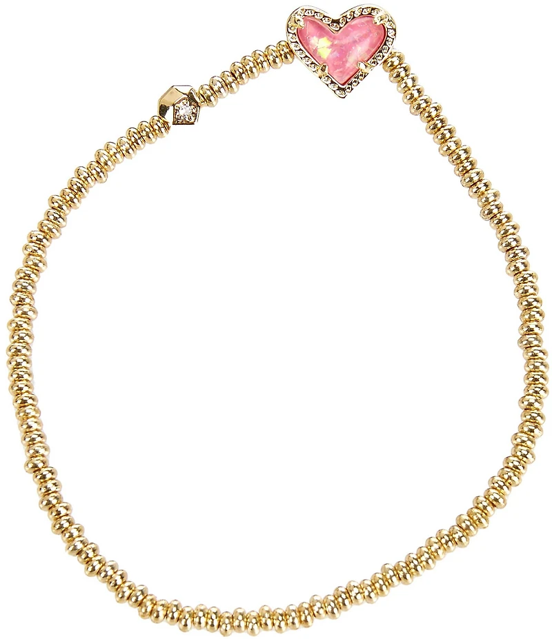 Kendra Scott Ari Heart Beaded Stretch Bracelet