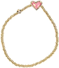 Kendra Scott Ari Heart Beaded Stretch Bracelet
