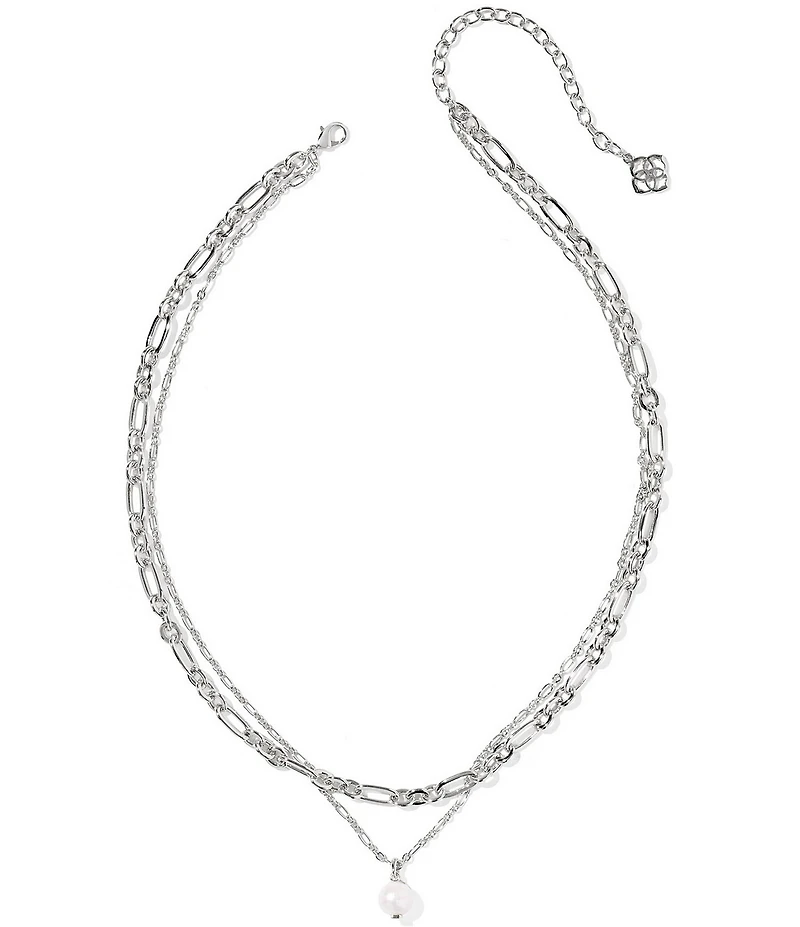 Kendra Scott Ashton Freshwater Pearl Short Multi Strand Necklace