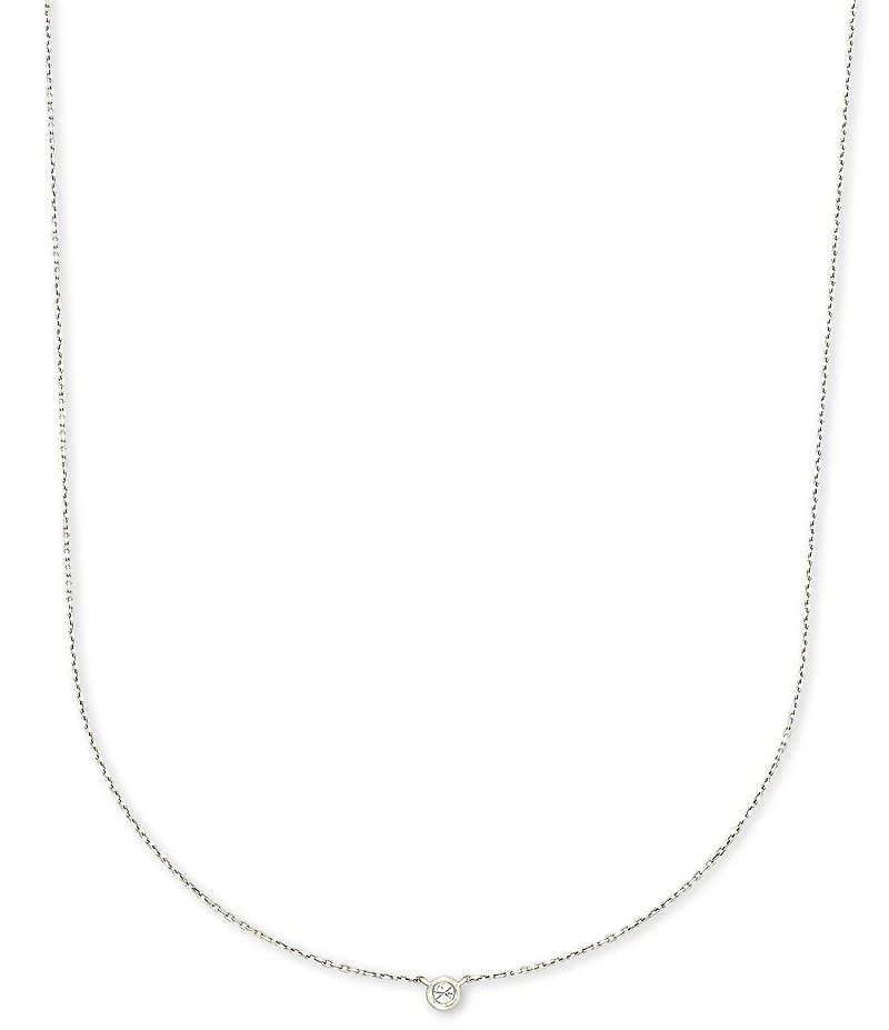 Kendra Scott Audrey 14k White Gold Pendant Necklace