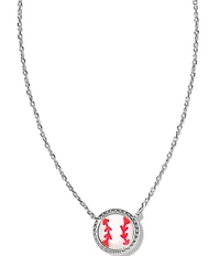 Kendra Scott Baseball Novelty Short Pendant Necklace