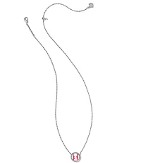Kendra Scott Baseball Novelty Short Pendant Necklace