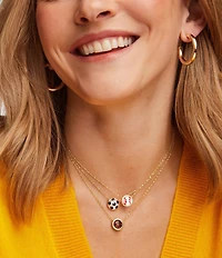 Kendra Scott Basketball Novelty Short Pendant Necklace