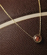 Kendra Scott Basketball Novelty Short Pendant Necklace