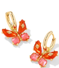 Kendra Scott Bianca Butterfly Huggie Hoop Drop Earrings