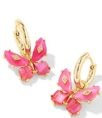 Kendra Scott Bianca Butterfly Huggie Hoop Drop Earrings