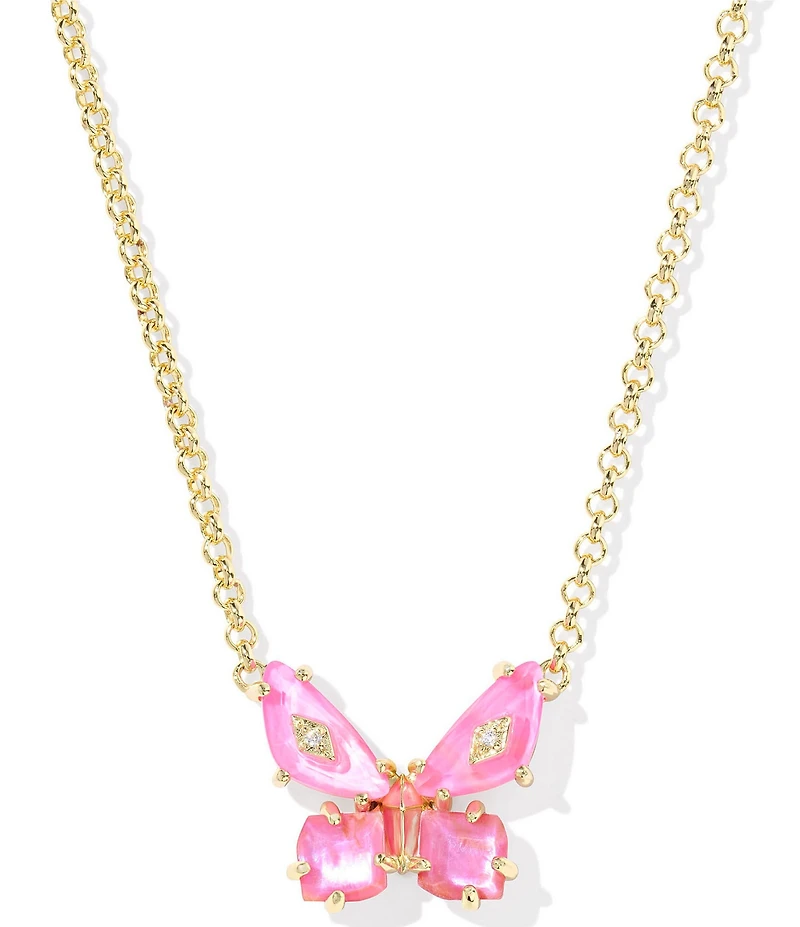 Kendra Scott Bianca Butterfly Short Pendant Necklace