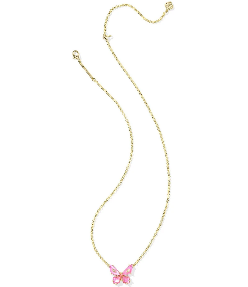 Kendra Scott Bianca Butterfly Short Pendant Necklace