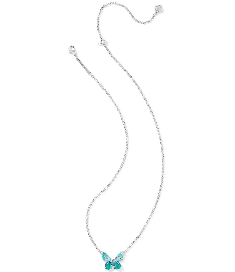 Kendra Scott Bianca Butterfly Short Pendant Necklace