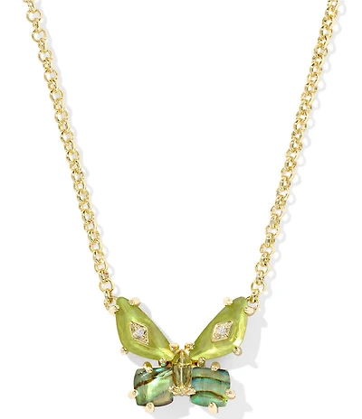 Kendra Scott Bianca Butterfly Short Pendant Necklace